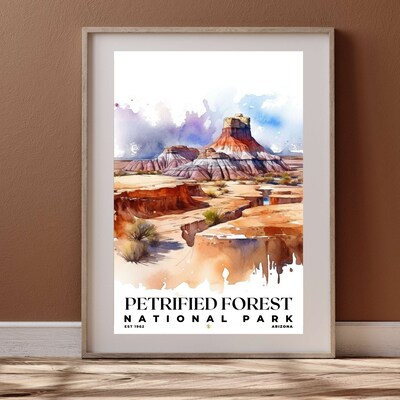 Petrified Forest National Park Poster, Travel Art, Office Poster, Home Decor | S4 - image4